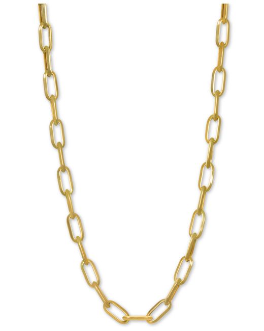 Macy's Paperclip Link 24 Chain Necklace in 14k