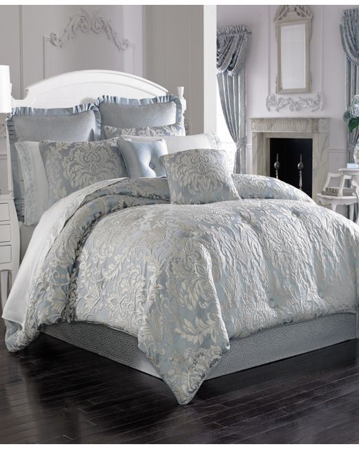J Queen New York Five Queens Court Faith Comforter Set Bedding