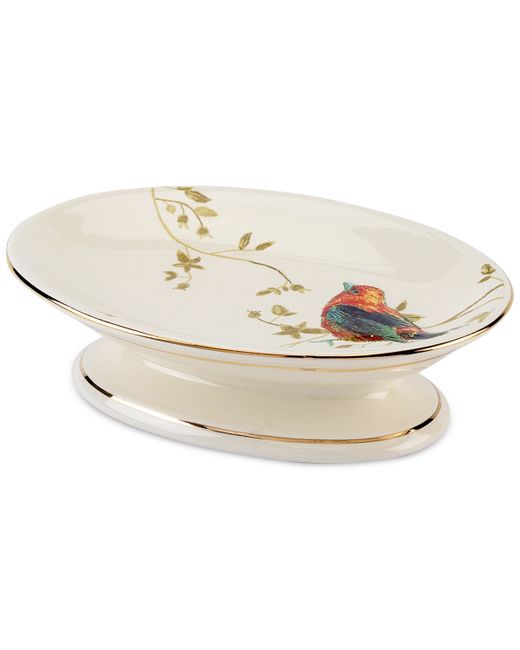 Avanti Bath Accessories Gilded Birds Soap Dish Bedding