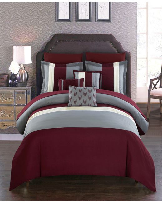 Chic Home Ayelet 10 Piece Bed In a Bag Comforter Set Bedding