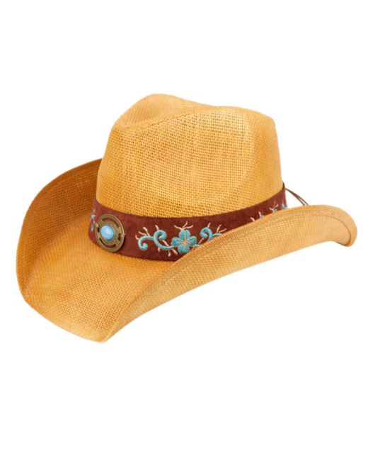 Epoch Hats Company Angela William Cowboy Hat with Trim Band and Stud