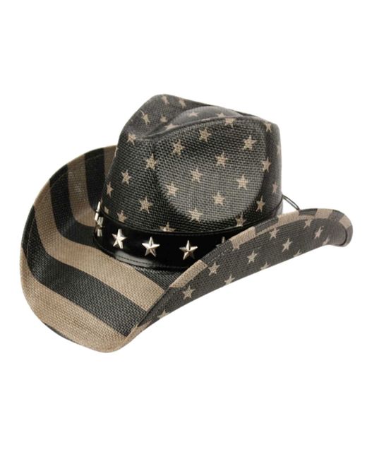 Epoch Hats Company Angela William American Flag Cowboy Hat