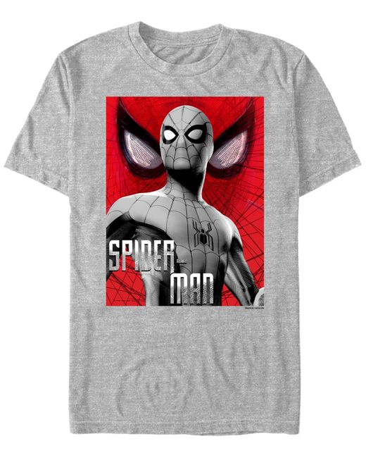 Marvel Spider-Man Far From Home Portrait Poster Short Sleeve T-shirt