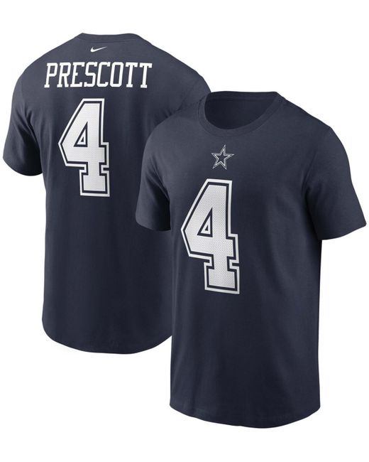 Nike Dak Prescott Dallas Cowboys Name and Number T-shirt