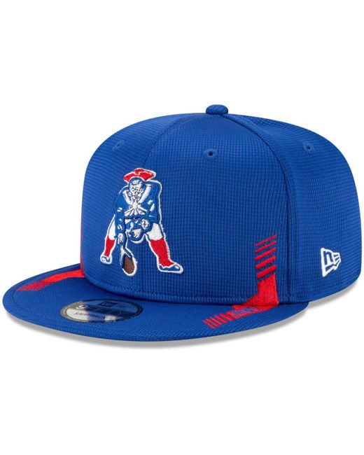 New Era New England Patriots 2021 Nfl Sideline Home Historic Logo 9Fifty Snapback Adjustable Hat
