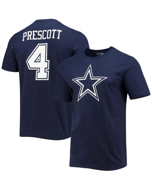 Fanatics Dak Prescott Dallas Cowboys Player Icon Name and Number T-shirt