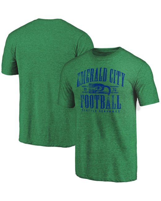 Fanatics Heathered Seattle Seahawks Hometown Tri-Blend T-shirt