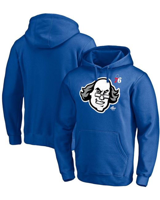 Fanatics Philadelphia 76ers Post Up Hometown Collection Pullover Hoodie