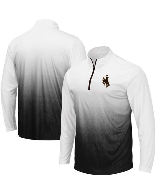 Colosseum Wyoming Cowboys Magic Team Logo Quarter-Zip Jacket