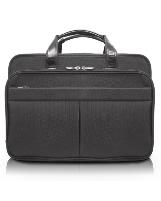 Mcklein Walton 17 Expandable Double Compartment Laptop Briefcase