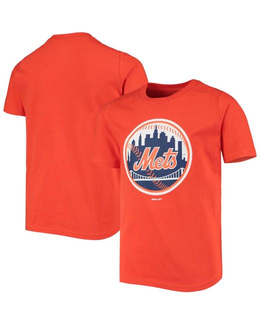 Outerstuff Youth Big Boys New York Mets Primary Logo Team T-Shirt