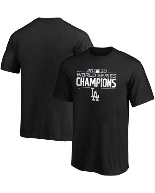Fanatics Youth Boys Los Angeles Dodgers 2020 World Series Champions Logo T-shirt