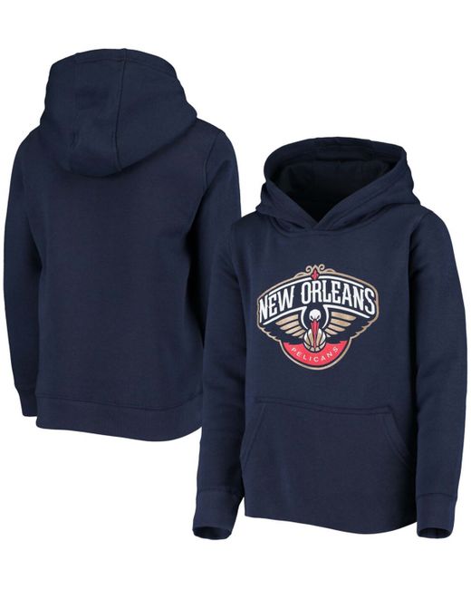 Outerstuff Youth Boys New Orleans Pelicans Primary Logo Fleece Pullover Hoodie