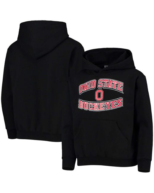 Champion Youth Boys and Girls Ohio State Buckeyes Powerblend Pullover Hoodie