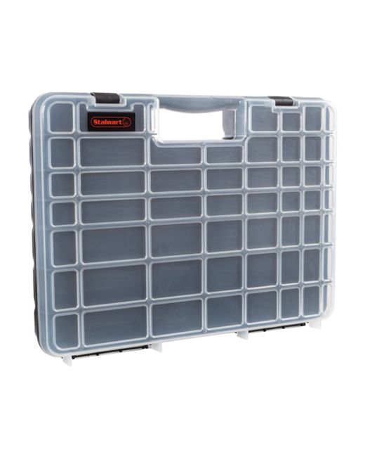 Trademark Global Portable Storage Case with Secure Locks and 55 Small Bin Compartments by Stalwart