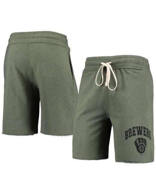 Concepts Sport Milwaukee Brewers Mainstream Tri-Blend Shorts