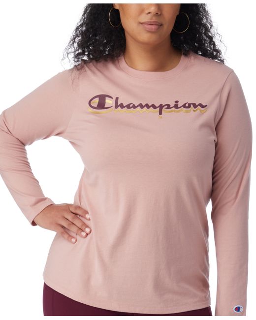 Champion Plus Graphic Long-Sleeve Top