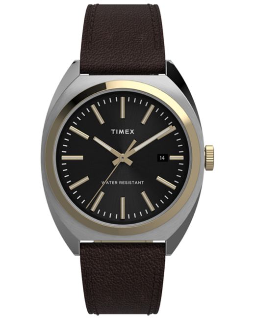 Timex Boutique Milano Leather Strap Watch 38mm
