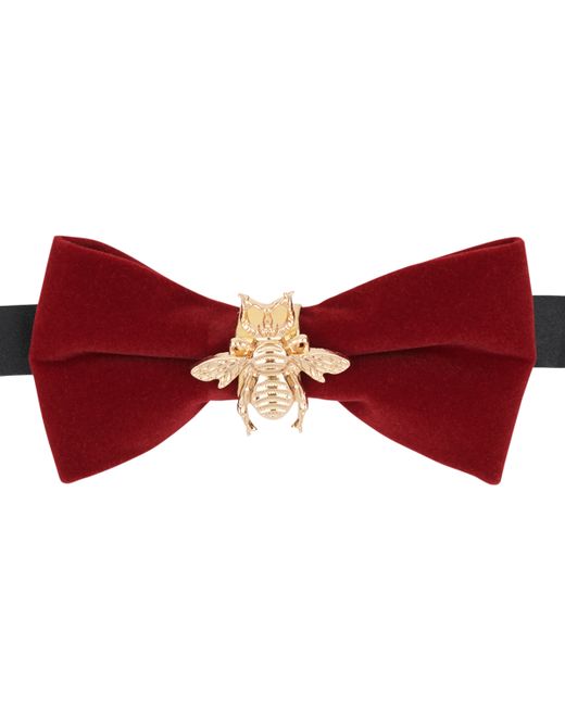 Tallia Pre-Tied Velvet Ornament Bow Tie