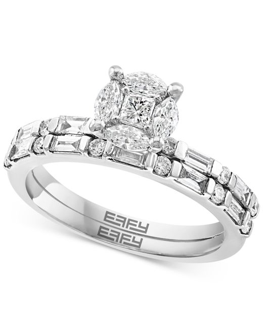 Effy Collection Effy Diamond Multi-Shape Bridal Set 1-1/20 ct. t.w. in 14k
