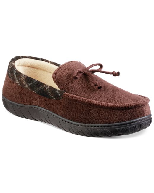 Totes Microterry Moccasin Memory Foam Slippers