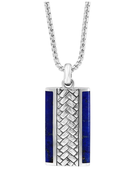 Effy Collection Effy Lapis Lazuli Woven-Look 22 Pendant Necklace in