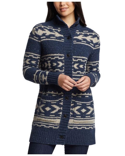 Pendleton Graphic Donegal Button Cardigan