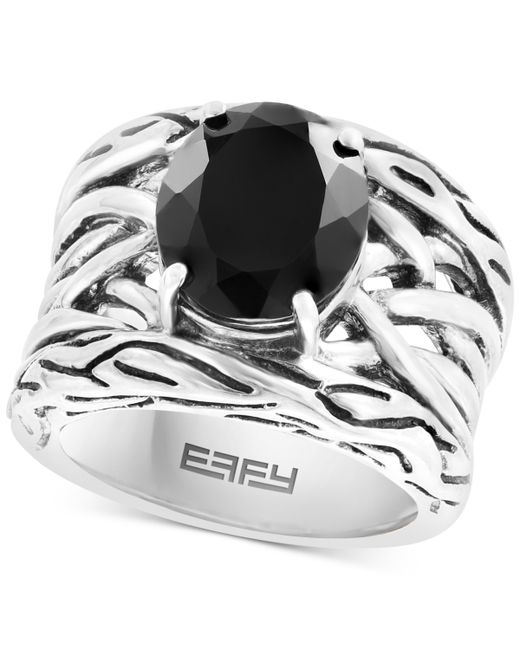 Effy Collection Effy Onyx Openwork Woven Ring in