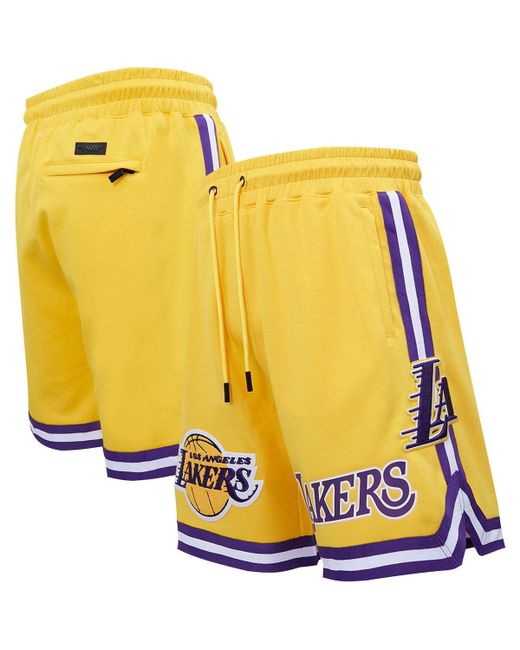 Pro Standard Los Angeles Lakers Chenille Shorts
