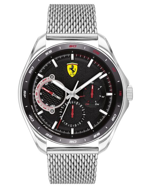 Ferrari Speedracer Stainless Steel Mesh Bracelet Watch 44mm Shoes