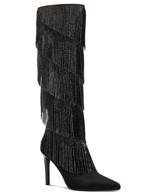 INC International Concepts Shyn Fringe Boots Created for Shoes