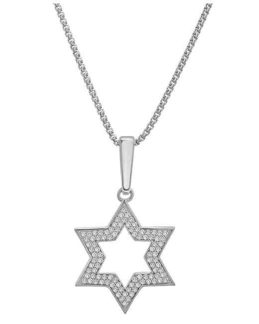 Macy's Diamond Star of David 22 Pendant Necklace 1/2 ct. t.w.