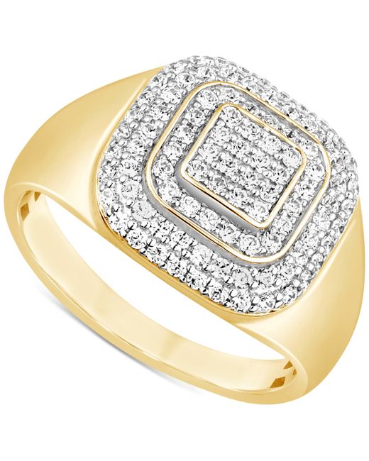 Macy's Diamond Concentric Cluster Ring 1 ct. t.w. in 10k Gold