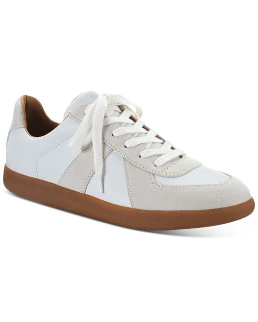 INC International Concepts Faux-Leather Sneakers Created for Shoes