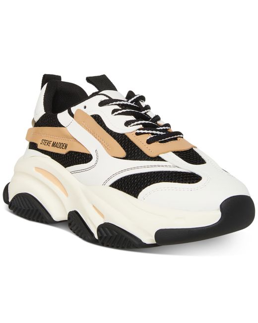 Steve Madden Possession Chunky Lace-Up Sneakers