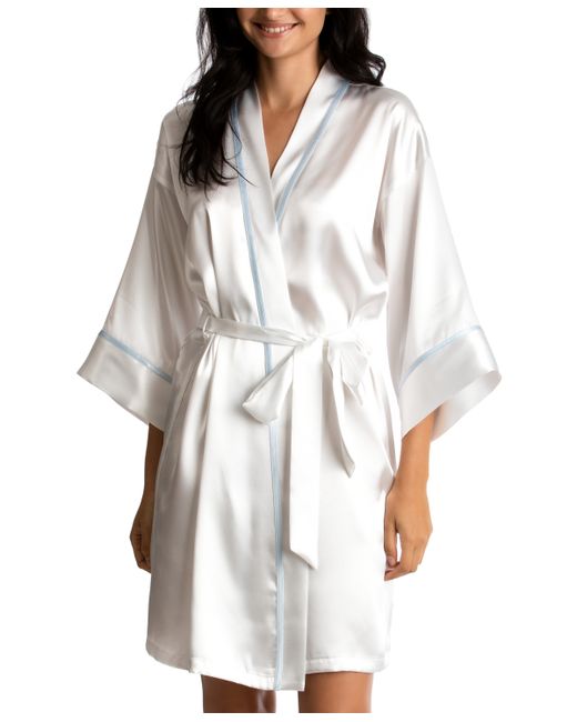 Linea Donatella Maid Of Honor Satin Wrap Robe