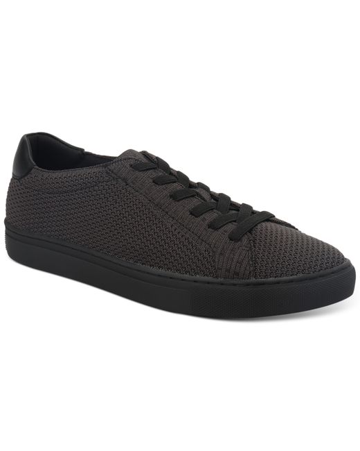 Alfani Caden Knit Lace-Up Sneakers Created for Shoes