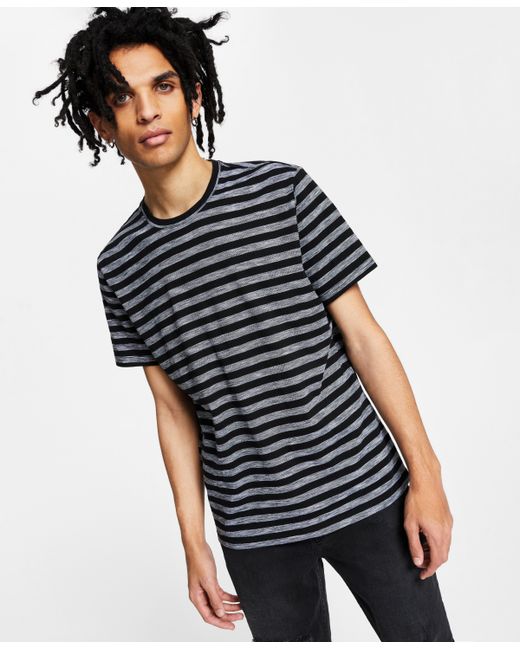 INC International Concepts Striped Slub T-Shirt Created for