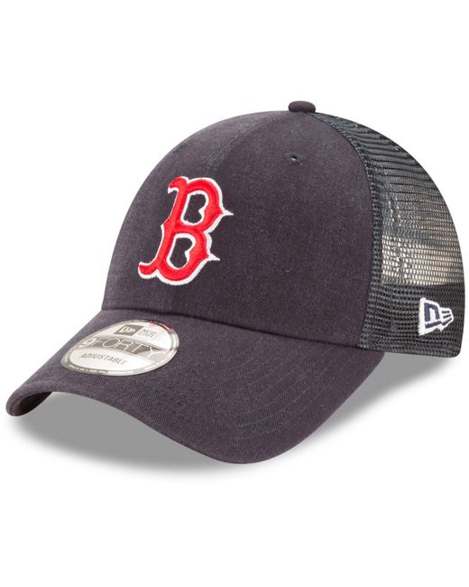 New Era Boston Red Sox Trucker 9FORTY Adjustable Snapback Hat