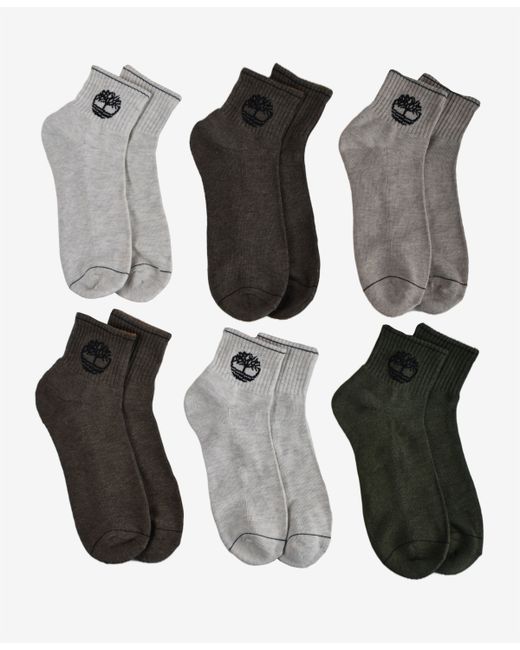 Timberland Quarter Socks Pack of 6