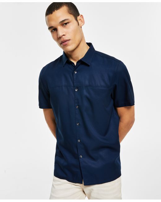 INC International Concepts Regular-Fit Solid Shirt Created for