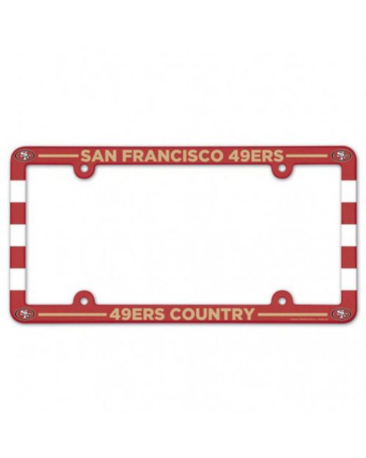 Wincraft San Francisco 49Ers Stadium Plastic License Plate Frame