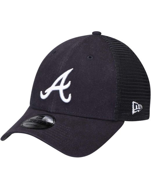 New Era Atlanta Braves Trucker 9FORTY Adjustable Snapback Hat