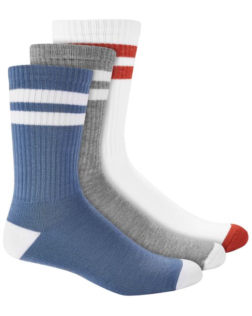 Converse 3pk. Classic Double-Stripe Crew Socks