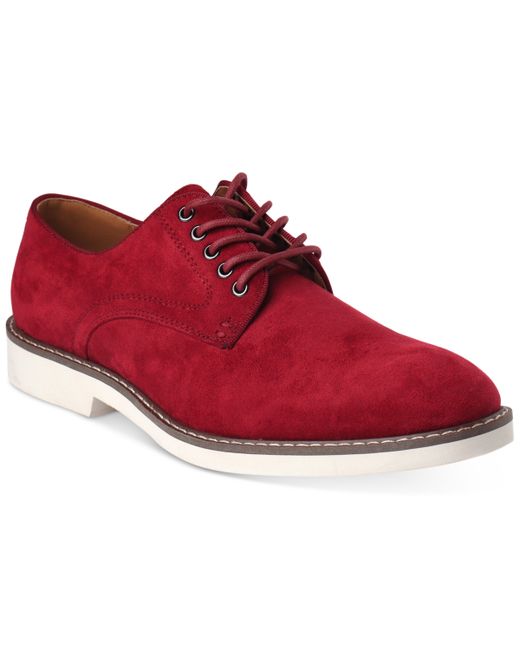 Club Room Faux-Suede Lace-Up Oxford Shoes Created for