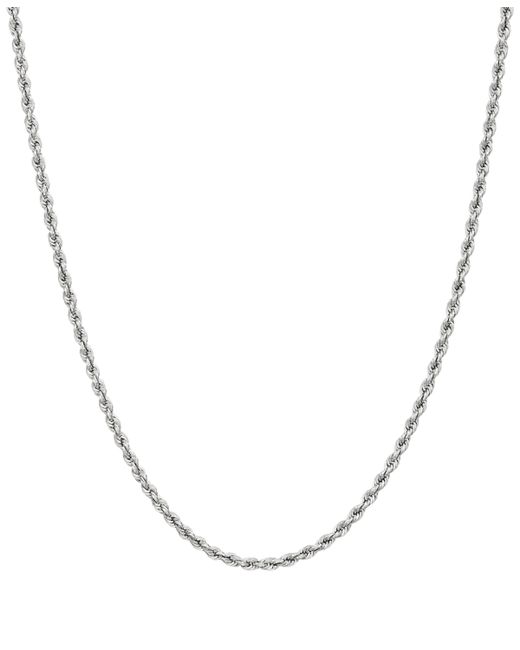 Macy's Glitter Rope Link 20 Chain Necklace in 10k