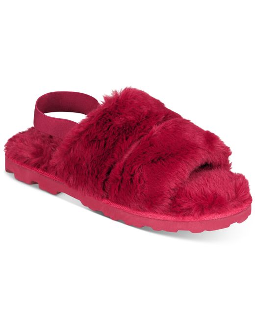 INC International Concepts Faux-Fur Slippers Created for