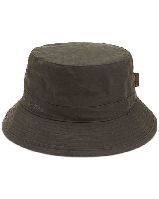 Barbour Waxed Cotton Bucket Hat