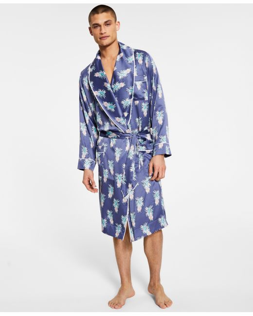 INC International Concepts Satin Pajama Robe Created for