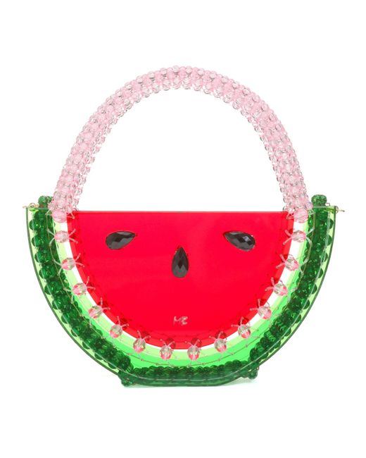 Milanblocks Watermelon Beaded Clutch